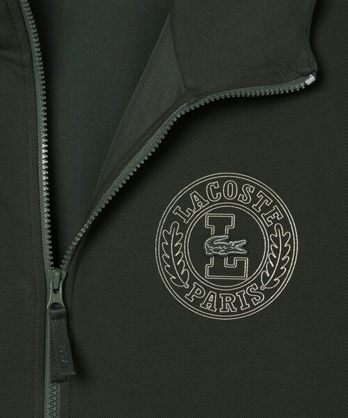 LACOSTE（ラコステ） ジップアップパーカー 4 ダークグリーン メンズ 