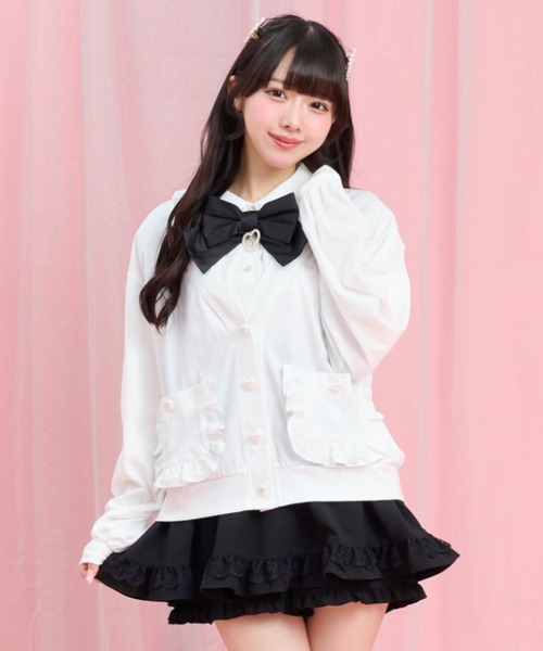 Secret Honey - タイムSale！アナ、ケープデザイン、カーディガン。未使用品。 Secret Honey（シークレットハニー） カーディガン 夏 後ろレース
