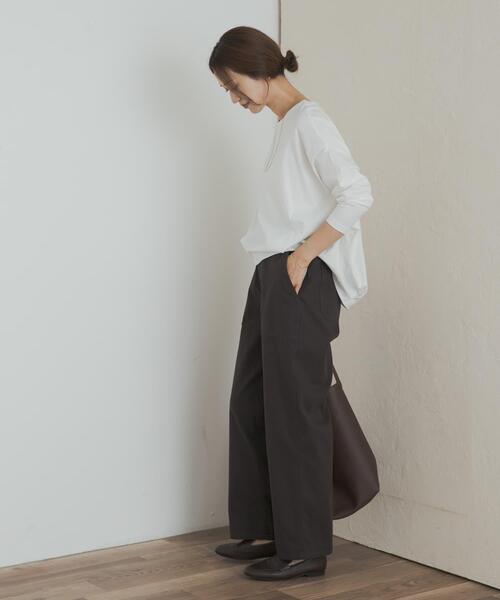 「URBAN RESEARCH DOORS」 長袖カットソー MEDIUM ネイビー レディース_画像8