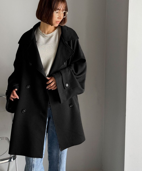 「classicalelf」 トレンチコート LARGE ベージュ レディース_画像3