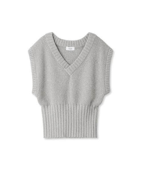 「emmi」 ノースリーブニット ONE SIZE ブラック レディース_画像5