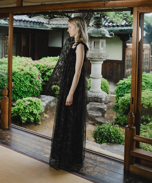 et.UNiVER ドレス Ribbon tulle dress : ZOZOTOWN Yahoo!店 - 通販