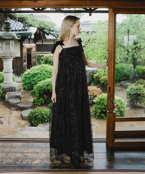 et.UNiVER ドレス Ribbon tulle dress : ZOZOTOWN Yahoo!店 - 通販