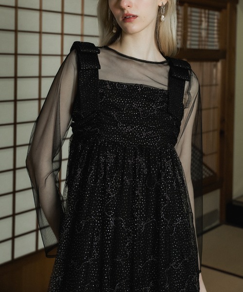 et.UNiVER ドレス Ribbon tulle dress : ZOZOTOWN Yahoo!店 - 通販