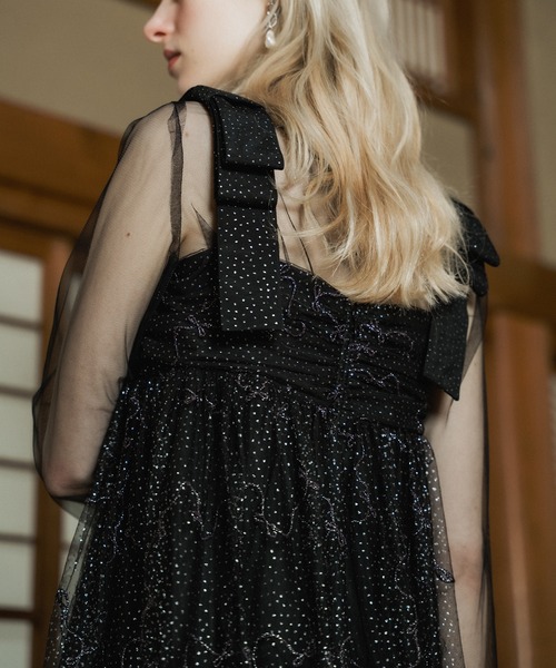 et.UNiVER ドレス Ribbon tulle dress : ZOZOTOWN Yahoo!店 - 通販