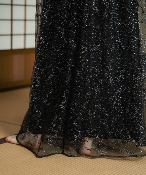 et.UNiVER ドレス Ribbon tulle dress : ZOZOTOWN Yahoo!店 - 通販