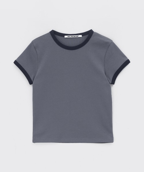 「BLACKUP」 半袖カットソー MEDIUM アイボリー レディース_画像3