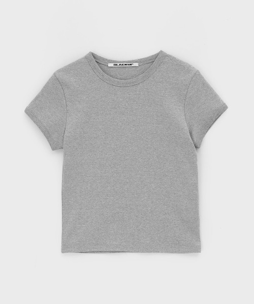「BLACKUP」 半袖カットソー MEDIUM アイボリー レディース_画像4