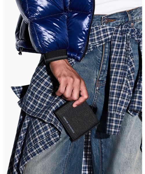 ARMANI EXCHANGE ミニ 二つ折り 二つ折り財布 財布 「A|X アルマーニ