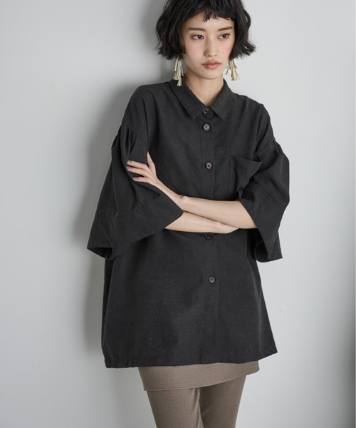 「THE YOn」 半袖シャツ FREE アイボリー レディース_画像9