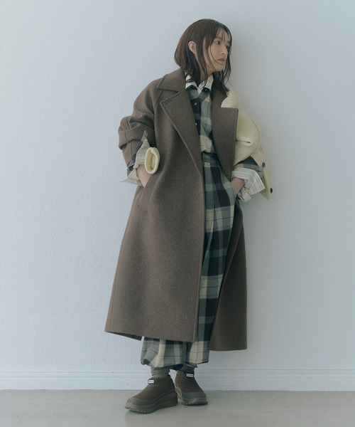 ADAM ET ROPE'（アダムエロペ） ブラウス シャツ TWトロチェックシャツ