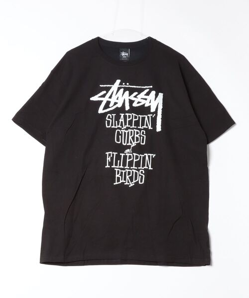 STUSSY（ステューシー） 半袖Tシャツ LARGE ブラック メンズ