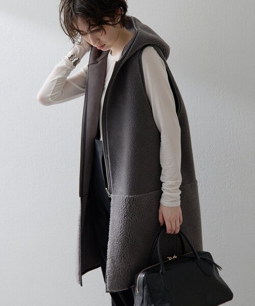 Whim Gazette（ウィム ガゼット） ベスト ジレ 「WEB限定カラーあり