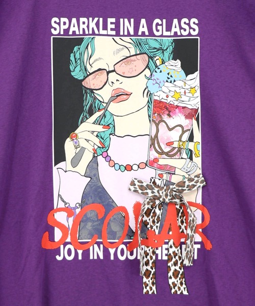 ScoLar（スカラー） チュニック 162749：パフェガール リボン付き接触 