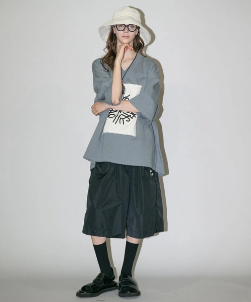 「my beautiful landlet」 クロップドパンツ 1 ブラック レディース_画像7