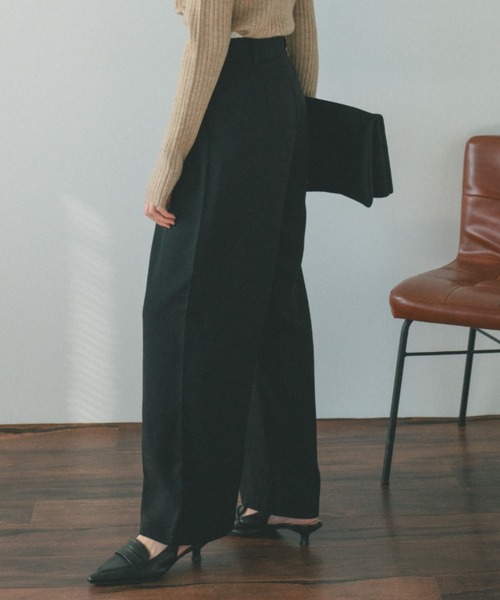 「VANNIE U」 スラックス S グレー レディース_画像9