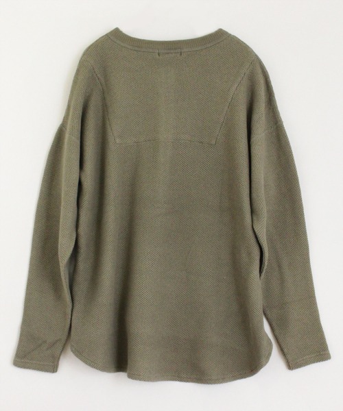 tシャツ M1524 カノコヘンリーロンＴ レディース RNA-N tシャツ M1524 カノコヘンリーロンT レディース