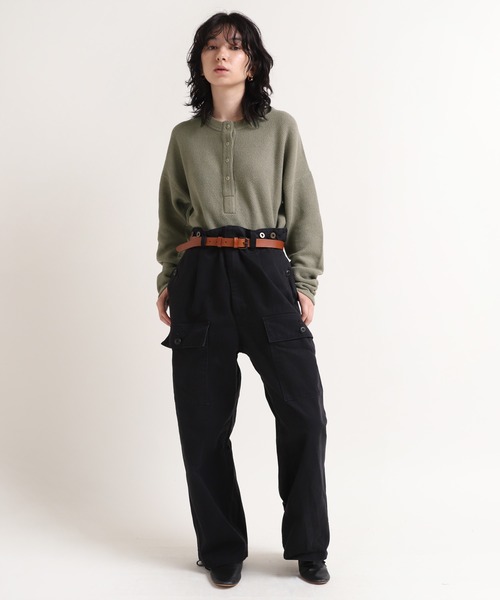 tシャツ M1524 カノコヘンリーロンＴ レディース RNA-N tシャツ M1524 カノコヘンリーロンT レディース