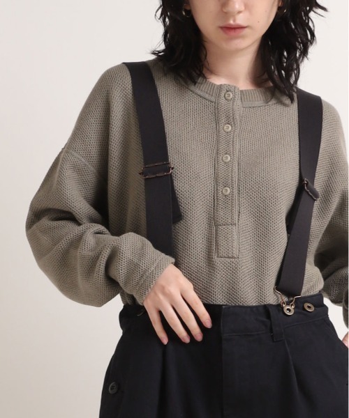 RNA-N tシャツ M1524 カノコヘンリーロンT レディース