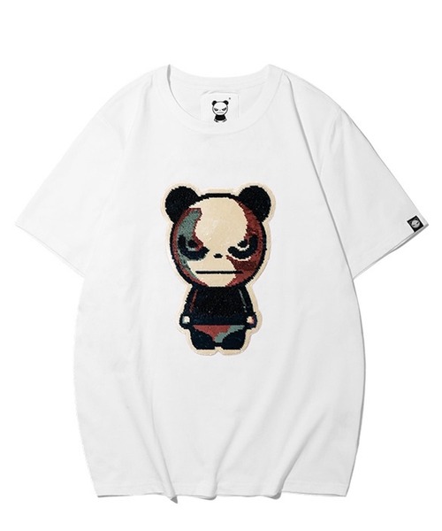 tシャツ HIPANDA ハイパンダ レディース ゴッホカラー スパンコールロゴ 半袖Tシャツ レディース