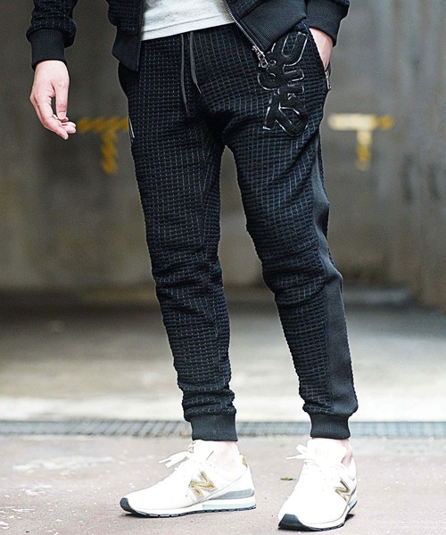 パンツ 【1PIU1UGUALE3 RELAX × JUST PLAY】1PIU1 ORIGINAL KNIT JOGGER|ZOZOTOWN |01