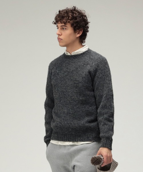 b*e様 BEAMS PLUS シェットランドクルーネックニット BEAMS+（ビームスプラス） セーター ニット BEAMS PLUS