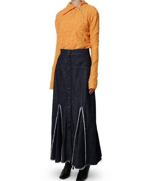 tシャツ シャーリングハイネックトップス / Shirring Jersey High Neck Top レディース