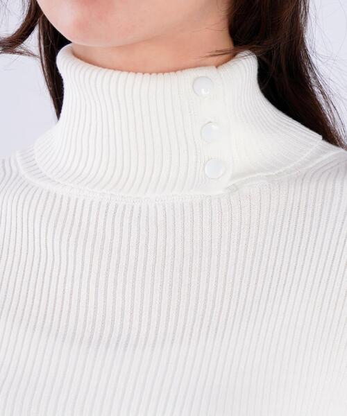ニット セーター ニュータートルプルオーバー レディース