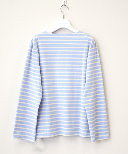 TheNewYouthPark ボートネックのボーダートップス ボーダーボートネック （カットソー）｜＊＊HELLY HANSEN