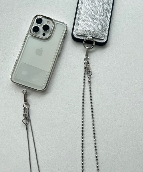 Me% モバイルアクセサリー ステンレスチェーンモバイル