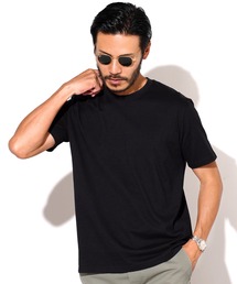 JIGGYS SHOP tシャツ コットン クルーネック 半袖無地 Tシャツ