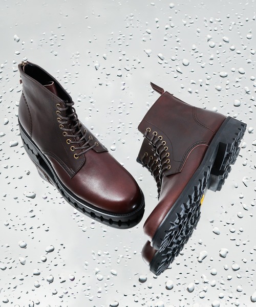 PADRONE パドローネ STUDIOUS別注 ブーツ ブラウン 26cm PADRONE（パドローネ） ブーツ パドローネ / WATER PROOF LEATHER LACE