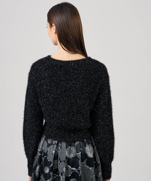 ANAYI カーディガン ANAYI カーディガン フィルムモールVネック2WAY レディース