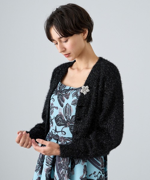 【美品】ANAYI カーディガン コットンアセテートVネック カーディガン|ANAYI OFFICIAL