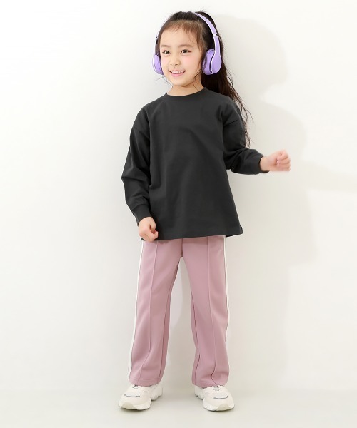 【大人でも◎】BabyDior キッズ ワイドレッグパンツ devirock パンツ デニム ジーンズ 楽デニム ワイドパンツ キッズ