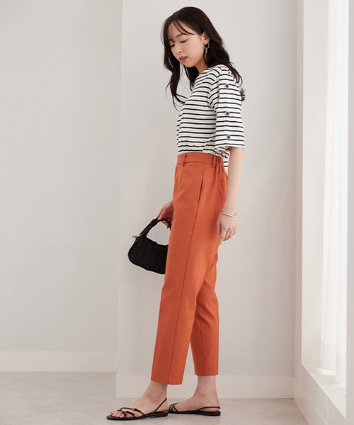 レディース　パンツ 楽天市場】グンゼ レーヨン混 裏起毛 テーパードパンツ レディース