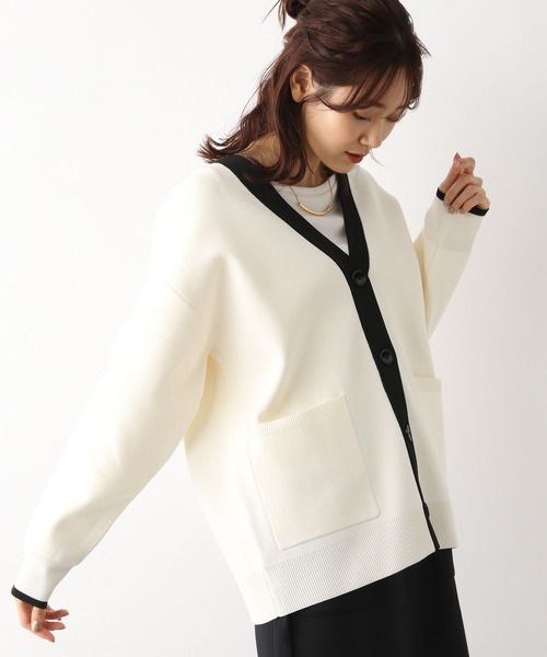 GLOBAL WORK カーディガン リッチライトニットVネック
