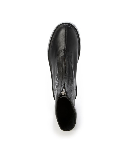 Mode et Jacomo（モードエジャコモ） ブーツ フロントジップボリューム