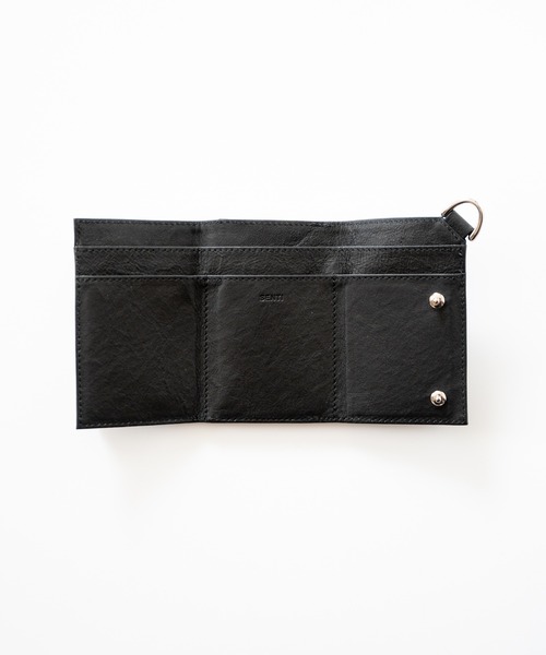 財布 メンズ Dyneema Leather TRI-FOLD SLIM WALLET｜zozo｜04