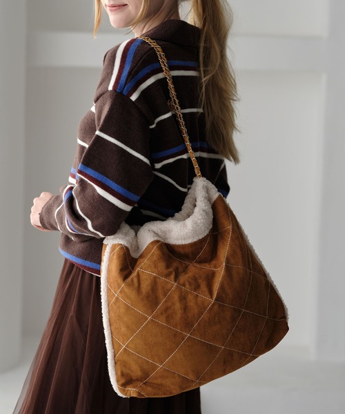 ZAKKA-BOX ショルダーバッグ バッグ ボアチェーンバッグ ZAKKA-BOX ショルダーバッグ バッグ ボアチェーンバッグ