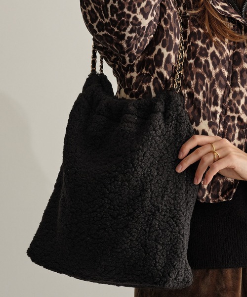 ZAKKA-BOX（ザッカボックス） ショルダーバッグ バッグ ボアチェーン