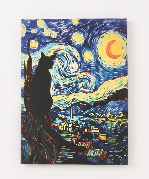 ABBEY MARKET ポスター 猫 デザイン 世界の名画 壁掛け アート