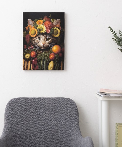 ABBEY MARKET（アビーマーケット） ポスター 猫 デザイン 世界の名画