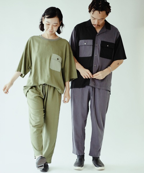 gym master（ジムマスター） tシャツ 麻レーヨンビッグTEE メンズ 