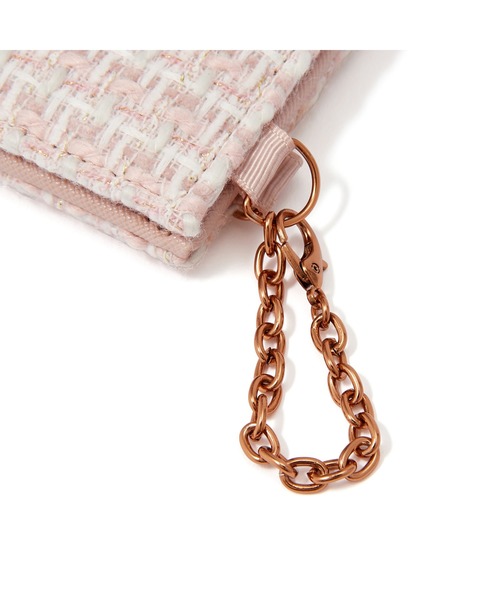 Francfranc（フランフラン） コンパクトミラー ツイード 折り畳み