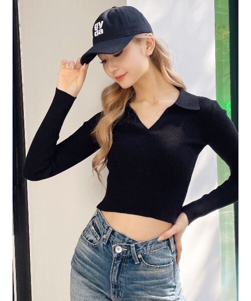 GYDA（ジェイダ） キャップ 帽子 Square gyda embroideryキャップ