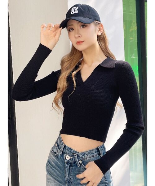 GYDA（ジェイダ） キャップ 帽子 Square gyda embroideryキャップ