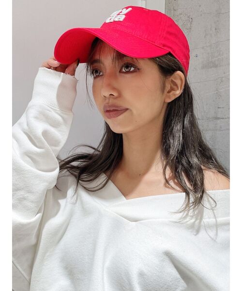 GYDA キャップ 帽子 Square gyda embroideryキャップ レディース
