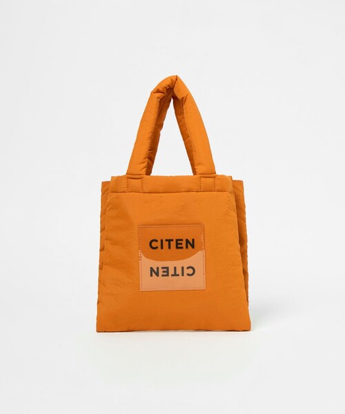 CITEN（シテン） トートバッグ 「CITEN」パデッド クリア ロゴ トート