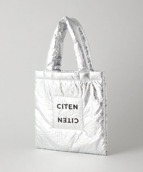 CITEN トートバッグ 「CITEN」パデッド クリア ロゴ トート S